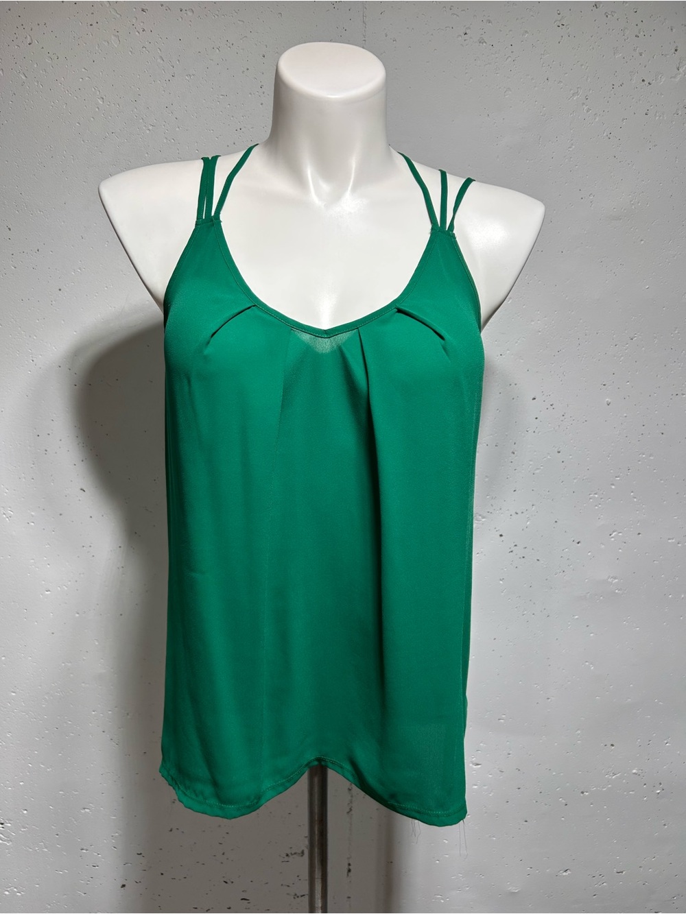 Express Green RacerBack Tank Top L